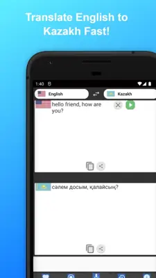 English to Kazakh Translator android App screenshot 0