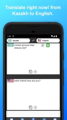 English to Kazakh Translator android App screenshot 3